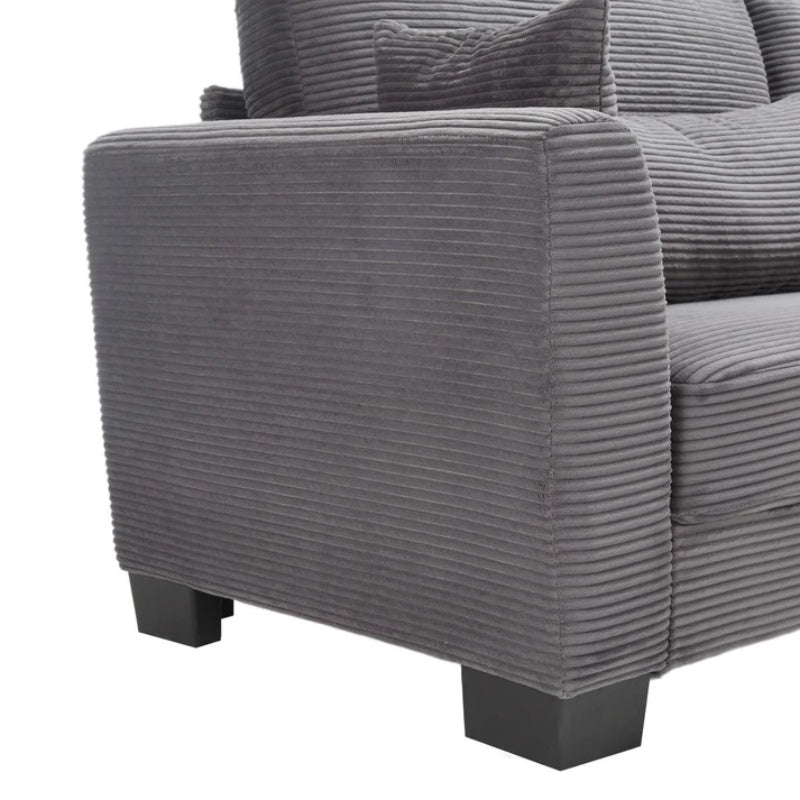 UNITED Modular Sectional Sofa L Shaped Modular Couch with Reversible Chaise Modular Sofa Sectional Couch with Storage Seats-海智集-Default-