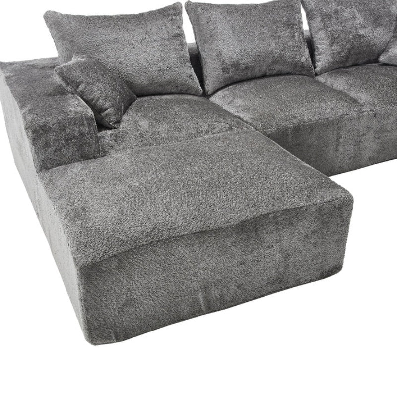 UNITED WE WIN Stylish fabric, excellent touch, L-shaped design, intimate comfort, large seated depth, free stretch, random combination, flexible, full compression, no installation of the sofa-海智集-Default-