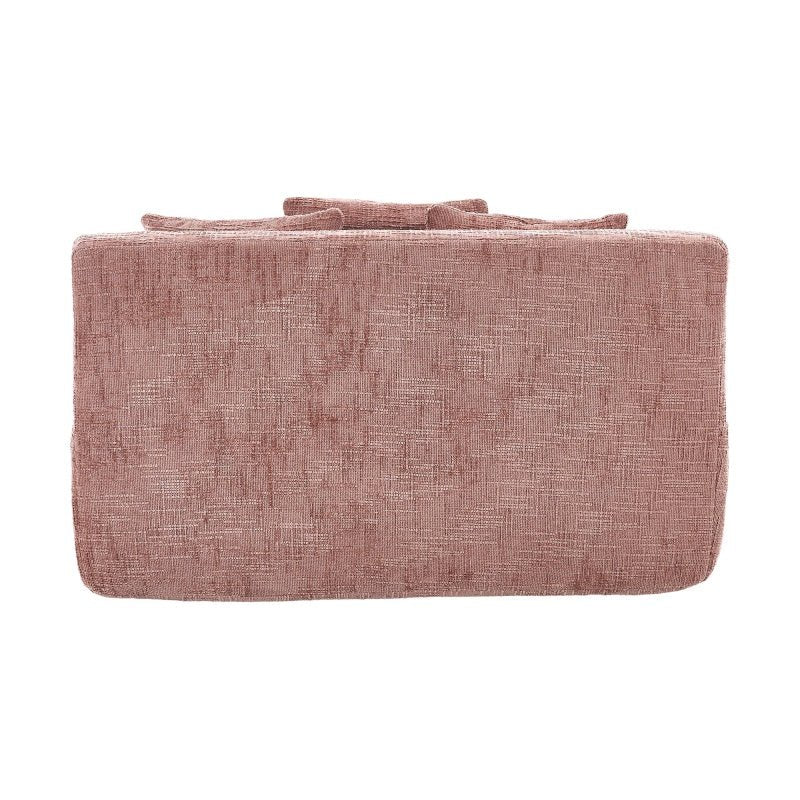 Chenille Interior Lazy Sofa Chaise Lounge Armchair with Pillows and Armrests - Pink - 海智集