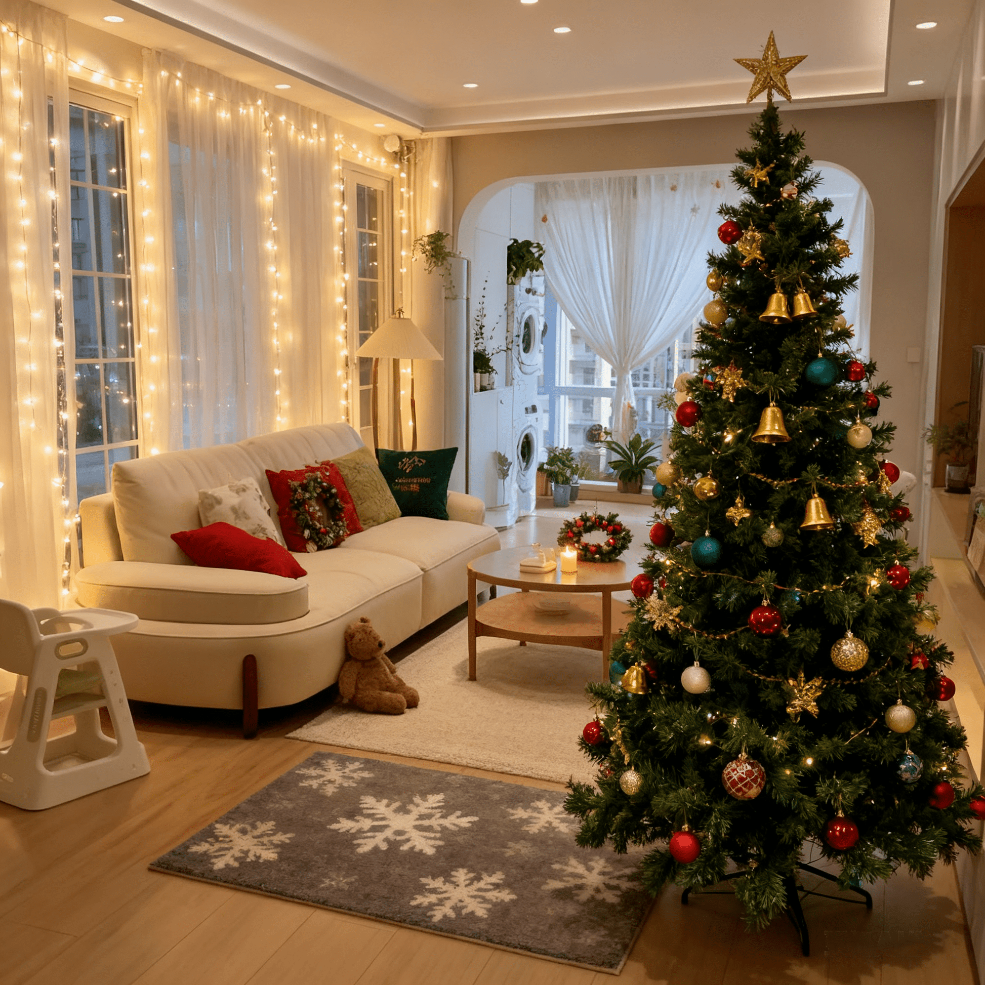 Click Pvc Plastic Flooring for a Festive Christmas! 1mm Parquet Pvc Spc Flooring, LVP Vinyl Plank Flooring That Brings Christmas Cheer! - 海智集