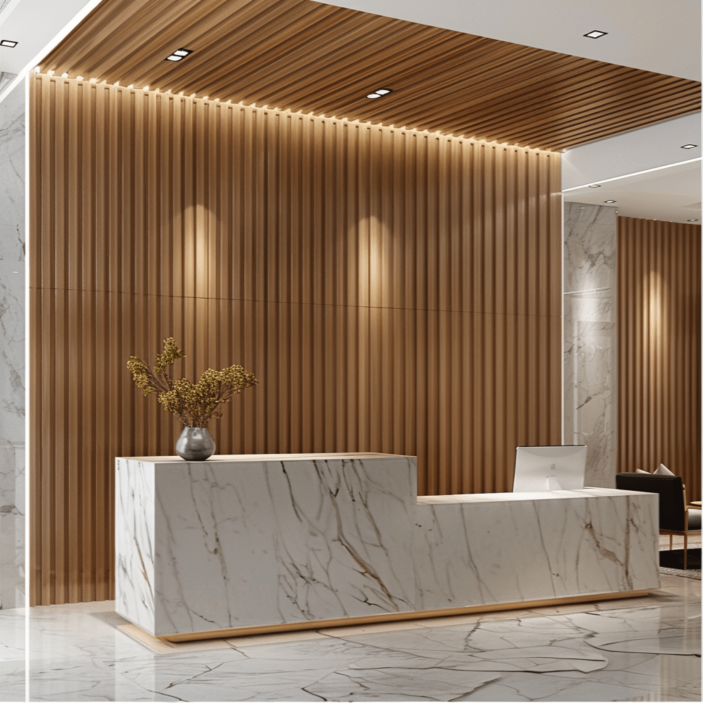 Creative Beautiful Wood Accent Wall Panels for Your Living Room Floor - to - ceiling Wooden Wall Panels - 海智集