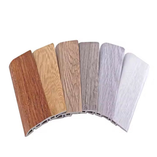 Customized Factory Direct Export PVC Material 300mm Vinyl Stair Board Skirting SPC Floor Accessories-海智集-