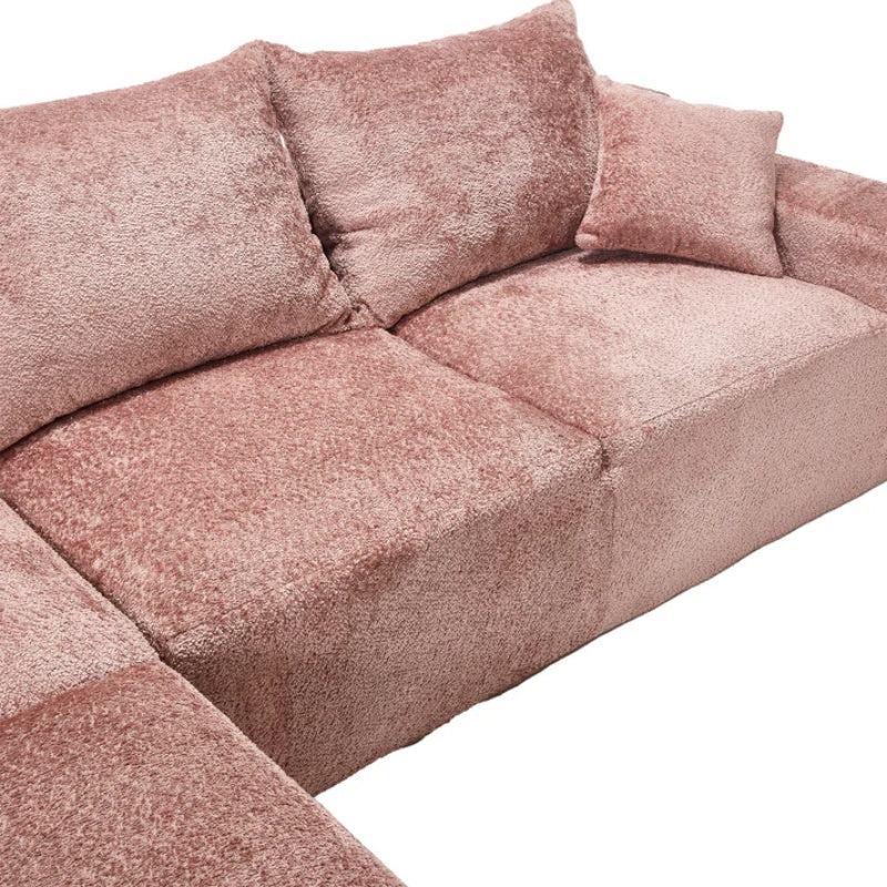 UNITED WE WIN Stylish fabric, excellent touch, L-shaped design, intimate comfort, large seated depth, free stretch, random combination, flexible, full compression, no installation of the sofa-海智集-Default-