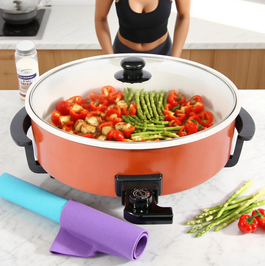 electric pizza pan XH-30B Family Pizza Maker, Includes Recipe Book & Pizza Cutter-海智集-