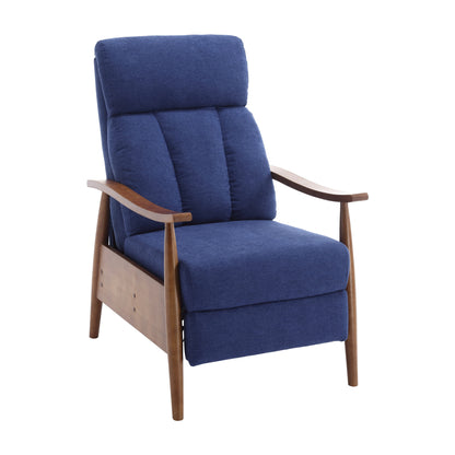 COOLMORE Wood Frame Armchair, Modern Accent Chair Lounge Chair for Living Room-海智集-Default-
