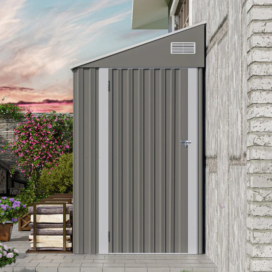 Campcraft Optional two-color storage shed, single hinge door, solid structural design, good ventilation, surface with protective film, and suitable for various scenarios-海智集-Default-