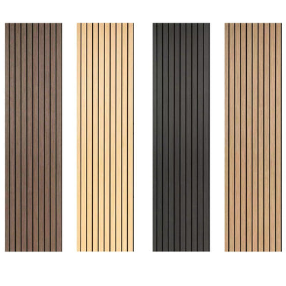 Decoracion De Alta Calidad MDF Paneles De Pared Insonorizados Chapa De Madera Personalizada Paneles De Pared Acusticos - 海智集