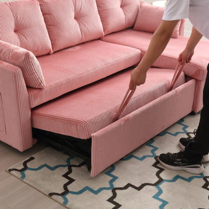 UNITED WE WIN-Furniture, modular L-shaped sofa, modular long sofa with reversible chaise lounge, Sofa bed, Sleeper sofa, modular sofa combination with storage seats.-海智集-Default-