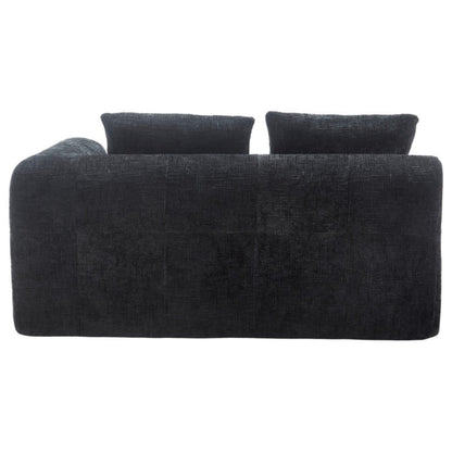 UNITED WE WIN Chenille Loveseat Sofa,Minimalist Modular Couches Sleeper for Living Room Bedroom Apartment Lounge-海智集-Default-