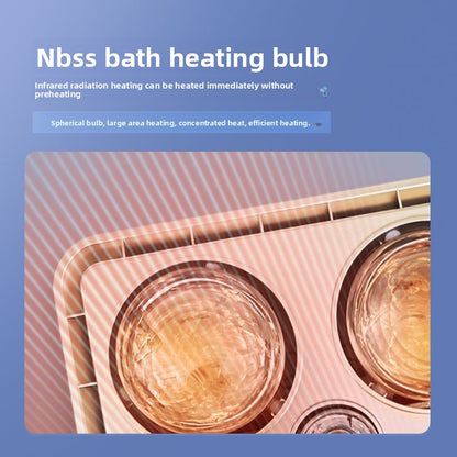 Bathroom Heater Bulb 275W Heating Bulb Explosion-Proof Moisture-Proof Wall-Mounted E27 Instant Heating Bathroom Heater Bulb Waterproof-Kitchen & Bathroom-海智集-[160 Gold Bubble] 245W Screw E27-