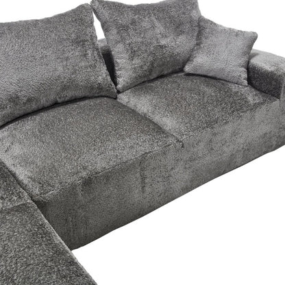UNITED WE WIN Stylish fabric, excellent touch, L-shaped design, intimate comfort, large seated depth, free stretch, random combination, flexible, full compression, no installation of the sofa-海智集-Default-