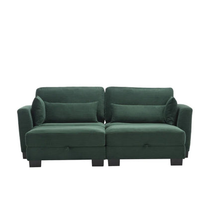 UNITED Modular Sectional Sofa L Shaped Modular Couch with Reversible Chaise Modular Sofa Sectional Couch with Storage Seats-海智集-Default-