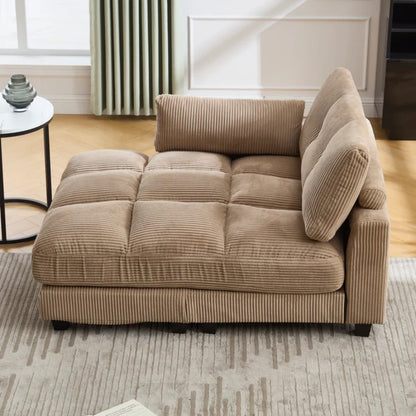 UNITED WE WIN Sleeper Sofa Couch Bed,Oversized Chaise Lounge Chair Cozy Cloud Couch-海智集-Default-