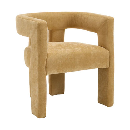 Campcraft Contemporary Designed Fabric Upholstered Accent/Dining Chair /Barrel Side Chairs Kitchen Armchair for Living Room 2PC/SET-海智集-Default-