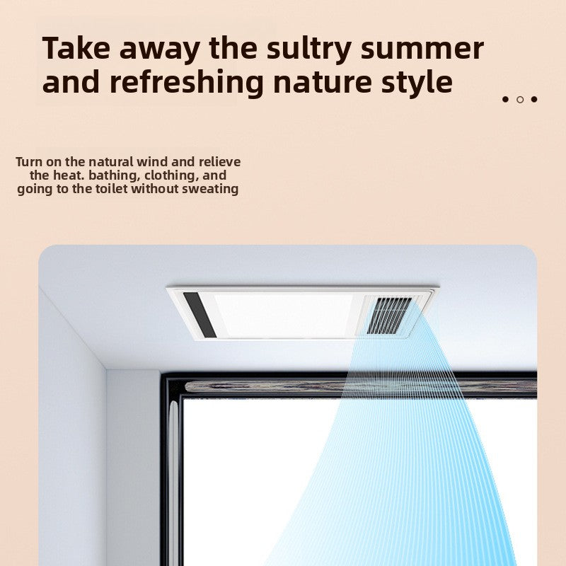 Undertake Customization of Various Brands: Integrated Ceiling Ventilation Fan with Lighting for Bathroom, Multi-Functional-Kitchen & Bathroom-海智集-Key Switches-300X600-