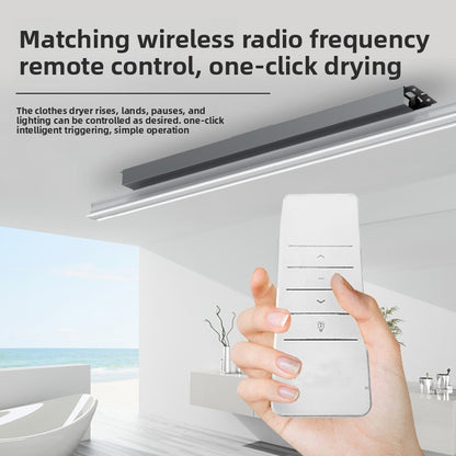 10th Generation True Invisible Maintenance-Free Smart Electric Clothes Rack Remote Control Embedded Hidden Clothes Dryer-海智集-