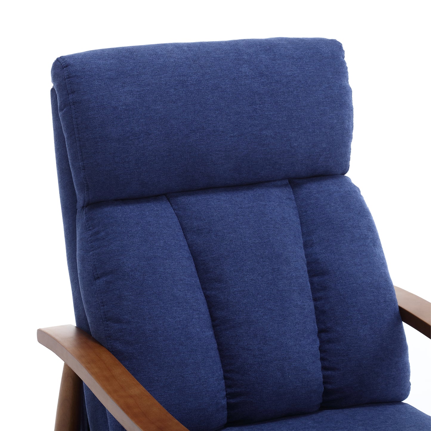 COOLMORE Wood Frame Armchair, Modern Accent Chair Lounge Chair for Living Room-海智集-Default-