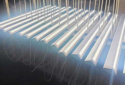 High CRI RG0 Technology Pendant Batten Lamps Led Educational Lighting for School Classroom - 海智集