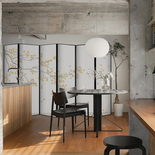 High - End Customizable Painted & Embroidered Jacquard Screen – B2B Wholesale for Commercial Spaces & Project Procurement.A Golden Dance - 海智集