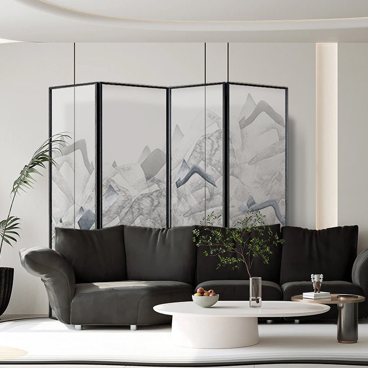 High - End Customizable Painted & Embroidered Jacquard Screen – B2B Wholesale for Commercial Spaces & Project Procurement.Mist - Shrouded Landscapes - 海智集