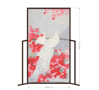 High - End Customizable Painted & Embroidered Jacquard Screen – B2B Wholesale for Commercial Spaces & Project Procurement.Splendid Plumage - 海智集