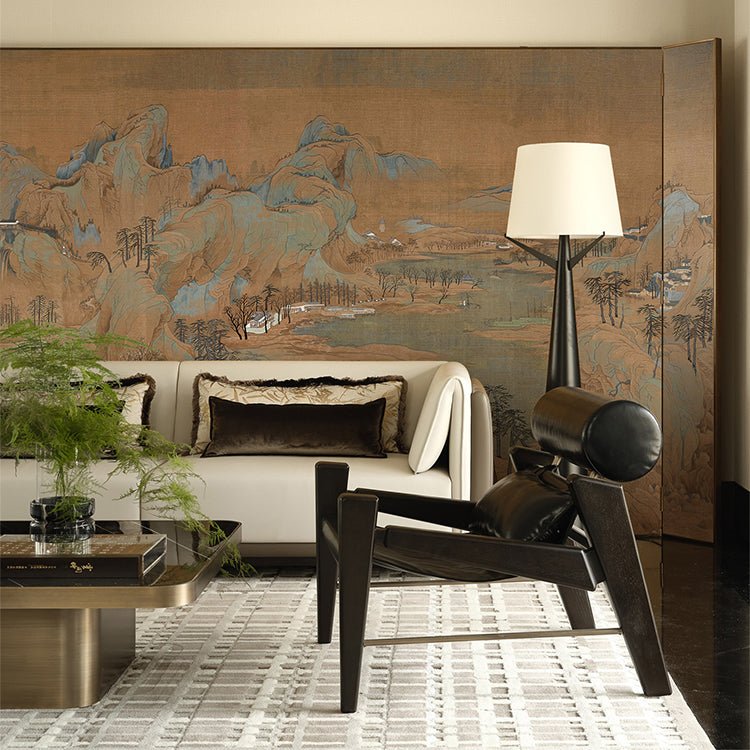 High - End Embroidery Decorative Painting - Suzhou Embroidery with Silk Full - Embroidery Craftsmanship | Commercial Space Soft Decoration Wall Hanging | Bulk Purchases Available with Customizable Patterns and Sizes.Picturesque Landscapes - 海智集
