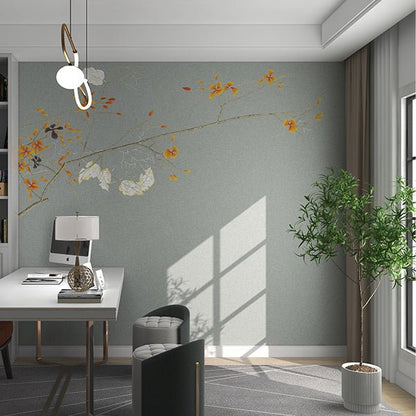 High - End Embroidery Decorative Painting - Suzhou Embroidery with Silk Full - Embroidery Craftsmanship | Commercial Space Soft Decoration Wall Hanging | Bulk Purchases Available with Customizable Patterns and Sizes.A Branch of Splendid Beauty - 海智集