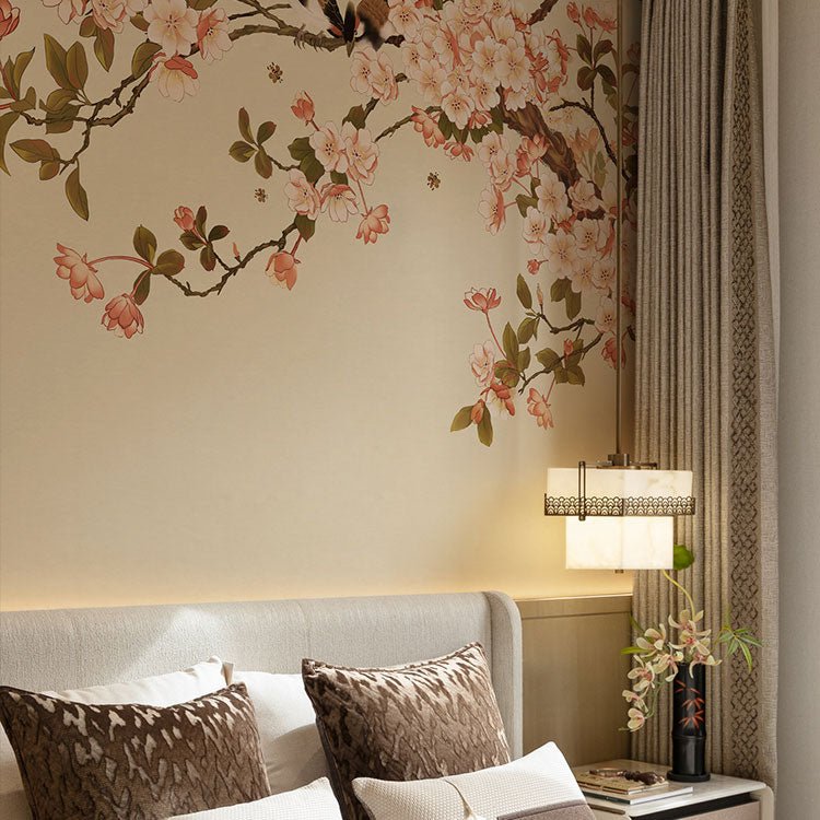 High - End Embroidery Decorative Painting - Suzhou Embroidery with Silk Full - Embroidery Craftsmanship | Commercial Space Soft Decoration Wall Hanging | Bulk Purchases Available with Customizable Patterns and Sizes.Fragrance Filling the Courtyard - 海智集