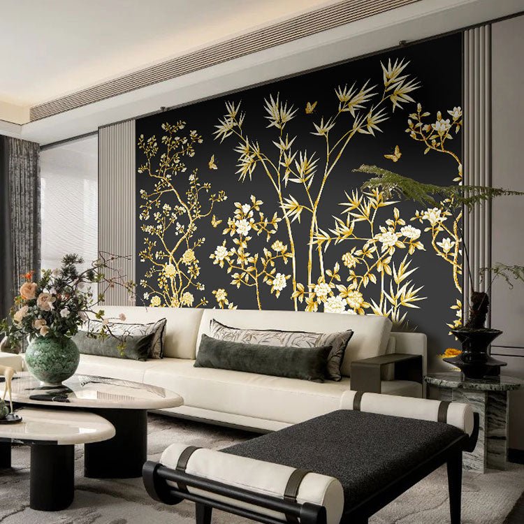 High - End Embroidery Decorative Painting - Suzhou Embroidery with Silk Full - Embroidery Craftsmanship | Commercial Space Soft Decoration Wall Hanging | Bulk Purchases Available with Customizable Patterns and Sizes.Golden Wind and Jade Dew - 海智集