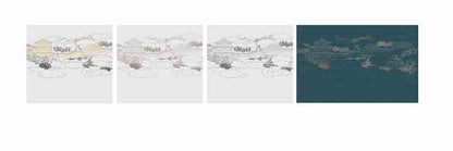 High - End Embroidery Decorative Painting - Suzhou Embroidery with Silk Full - Embroidery Craftsmanship | Commercial Space Soft Decoration Wall Hanging | Bulk Purchases Available with Customizable Patterns and Sizes.A Secluded Path Through Bamboo - 海智集