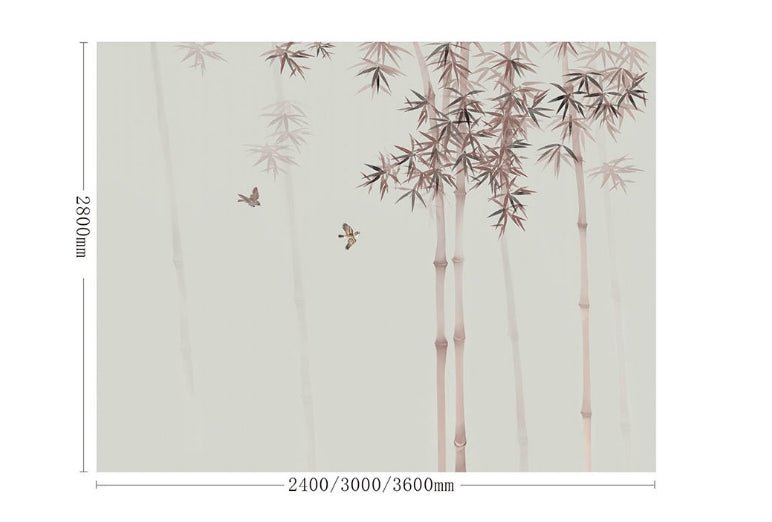 High - End Embroidery Decorative Painting - Suzhou Embroidery with Silk Full - Embroidery Craftsmanship | Commercial Space Soft Decoration Wall Hanging | Bulk Purchases Available with Customizable Patterns and Sizes.Bamboo Shadows in Clear Light - 海智集