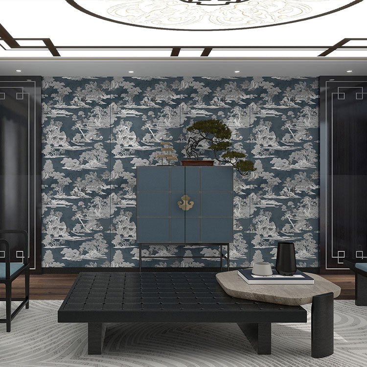 High - End Embroidery Decorative Painting - Suzhou Embroidery with Silk Full - Embroidery Craftsmanship | Commercial Space Soft Decoration Wall Hanging | Bulk Purchases Available with Customizable Patterns and Sizes.Wind Pavilion and Water Pavilion - 海智集