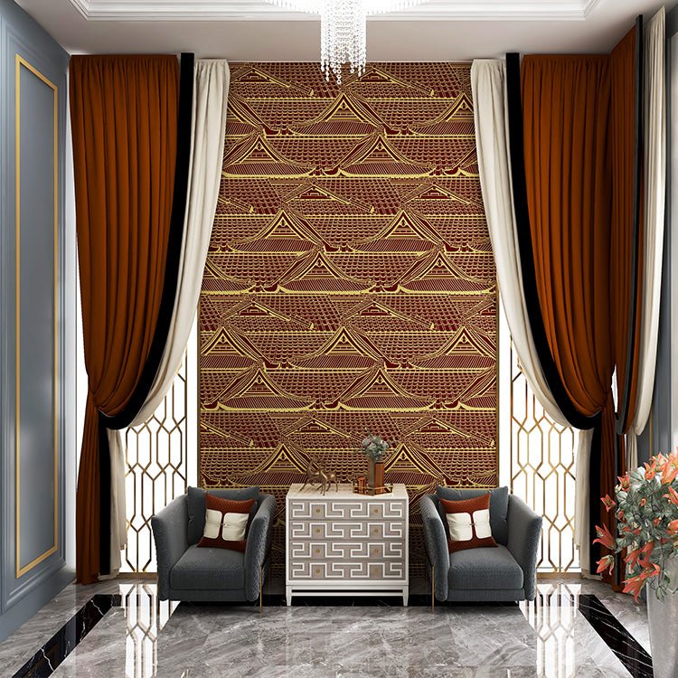 High - End Embroidery Decorative Painting - Suzhou Embroidery with Silk Full - Embroidery Craftsmanship | Commercial Space Soft Decoration Wall Hanging | Bulk Purchases Available with Customizable Patterns and Sizes.Imperial Palace and Pavilion - 海智集