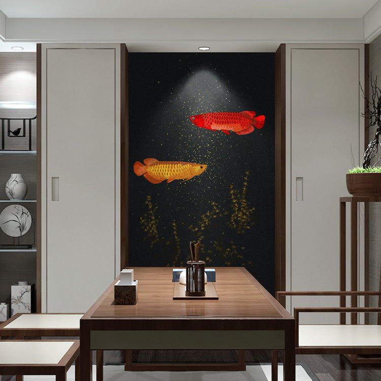 High - End Embroidery Decorative Painting - Suzhou Embroidery with Silk Full - Embroidery Craftsmanship | Commercial Space Soft Decoration Wall Hanging | Bulk Purchases Available with Customizable Patterns and Sizes.Azure Dragon and Golden Box - 海智集