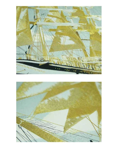 High - End Embroidery Decorative Painting - Suzhou Embroidery with Silk Full - Embroidery Craftsmanship | Commercial Space Soft Decoration Wall Hanging | Bulk Purchases Available with Customizable Patterns and Sizes.Smooth Sailing - 海智集