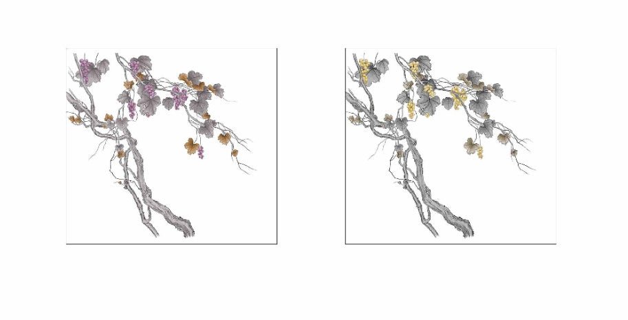 High - End Embroidery Decorative Painting - Suzhou Embroidery with Silk Full - Embroidery Craftsmanship | Commercial Space Soft Decoration Wall Hanging | Bulk Purchases Available with Customizable Patterns and Sizes.Slowly Growing Green Vine - 海智集