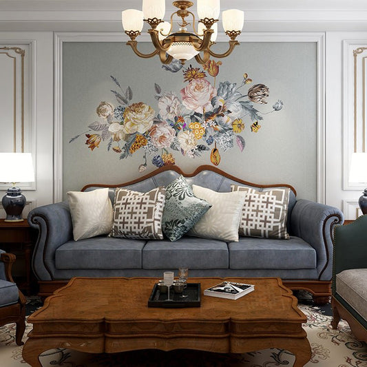 High - End Embroidery Decorative Painting - Suzhou Embroidery with Silk Full - Embroidery Craftsmanship | Commercial Space Soft Decoration Wall Hanging | Bulk Purchases Available with Customizable Patterns and Sizes.Joyful Events in the Flower Fields - 海智集