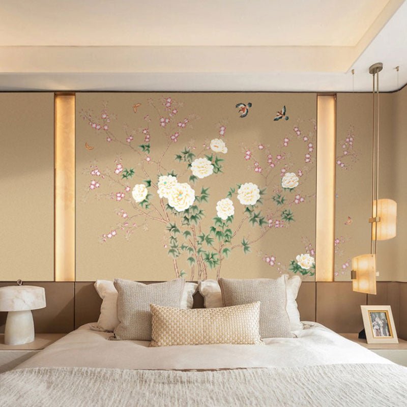 High - End Embroidery Decorative Painting - Suzhou Embroidery with Silk Full - Embroidery Craftsmanship | Commercial Space Soft Decoration Wall Hanging | Bulk Purchases Available with Customizable Patterns and Sizes.Regal and Magnificent - 海智集