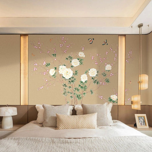 High - End Embroidery Decorative Painting - Suzhou Embroidery with Silk Full - Embroidery Craftsmanship | Commercial Space Soft Decoration Wall Hanging | Bulk Purchases Available with Customizable Patterns and Sizes.Regal and Magnificent - 海智集