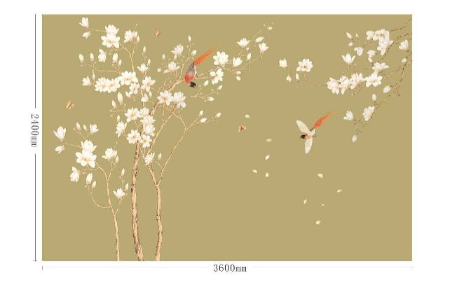 High - End Embroidery Decorative Painting - Suzhou Embroidery with Silk Full - Embroidery Craftsmanship | Commercial Space Soft Decoration Wall Hanging | Bulk Purchases Available with Customizable Patterns and Sizes.Fragrance Lingering in the Cold - 海智集