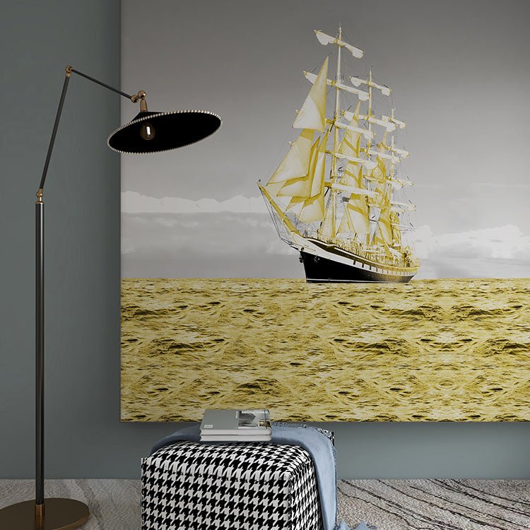 High - End Embroidery Decorative Painting - Suzhou Embroidery with Silk Full - Embroidery Craftsmanship | Commercial Space Soft Decoration Wall Hanging | Bulk Purchases Available with Customizable Patterns and Sizes.Smooth Sailing - 海智集