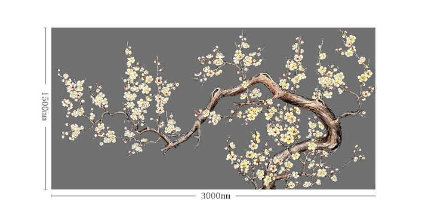 High-End Embroidery Decorative Painting - Suzhou Embroidery with Silk Full-Embroidery Craftsmanship | Commercial Space Soft Decoration Wall Hanging | Bulk Purchases Available with Customizable Patterns and Sizes.Subtle Fragrance and Sparse Shadows-海智集-