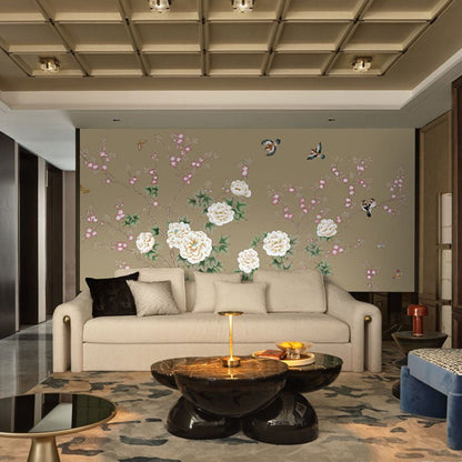 High - End Embroidery Decorative Painting - Suzhou Embroidery with Silk Full - Embroidery Craftsmanship | Commercial Space Soft Decoration Wall Hanging | Bulk Purchases Available with Customizable Patterns and Sizes.Regal and Magnificent - 海智集