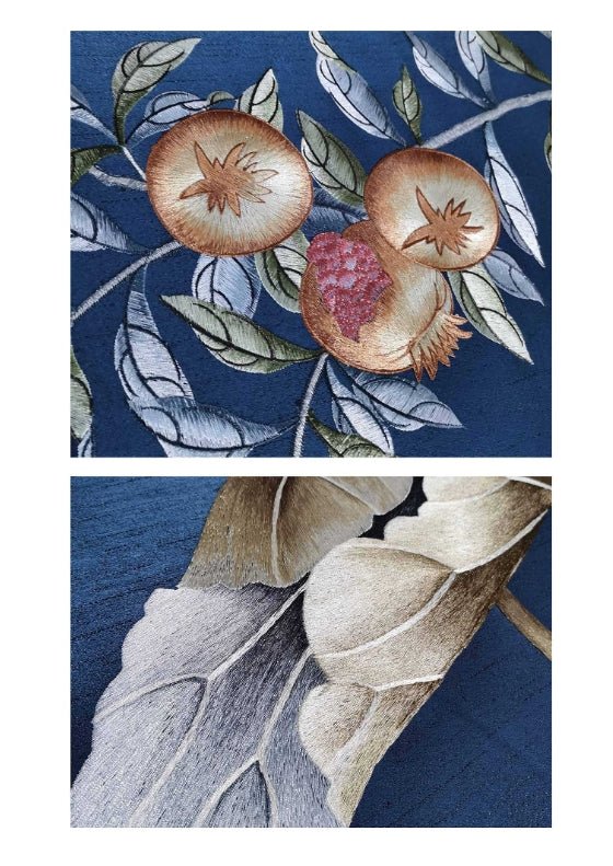 High - End Embroidery Decorative Painting - Suzhou Embroidery with Silk Full - Embroidery Craftsmanship | Commercial Space Soft Decoration Wall Hanging | Bulk Purchases Available with Customizable Patterns and Sizes.Graceful and Elegant - 海智集