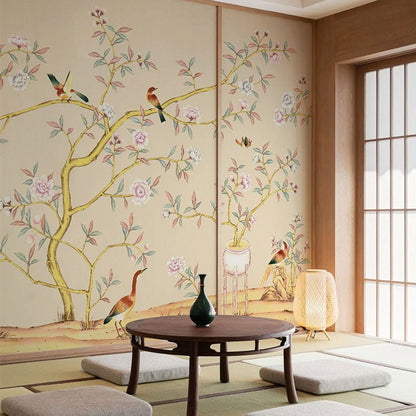 High - End Embroidery Decorative Painting - Suzhou Embroidery with Silk Full - Embroidery Craftsmanship | Commercial Space Soft Decoration Wall Hanging | Bulk Purchases Available with Customizable Patterns and Sizes.Spring Everywhere You Look - 海智集