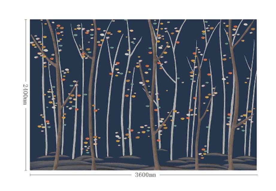 High - End Embroidery Decorative Painting - Suzhou Embroidery with Silk Full - Embroidery Craftsmanship | Commercial Space Soft Decoration Wall Hanging | Bulk Purchases Available with Customizable Patterns and Sizes.A Fairy Tale of Autumn - 海智集