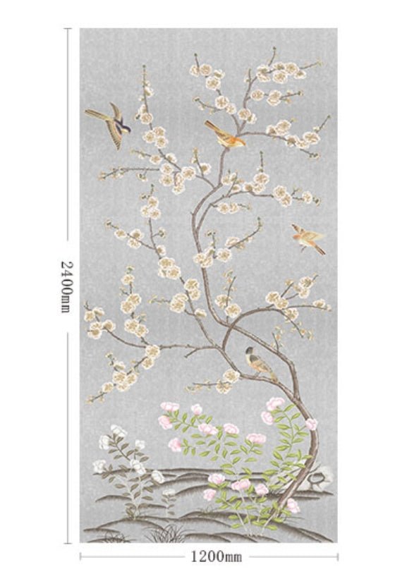 High - End Embroidery Decorative Painting - Suzhou Embroidery with Silk Full - Embroidery Craftsmanship | Commercial Space Soft Decoration Wall Hanging | Bulk Purchases Available with Customizable Patterns and Sizes.Hundred Flowers in Full Bloom - 海智集