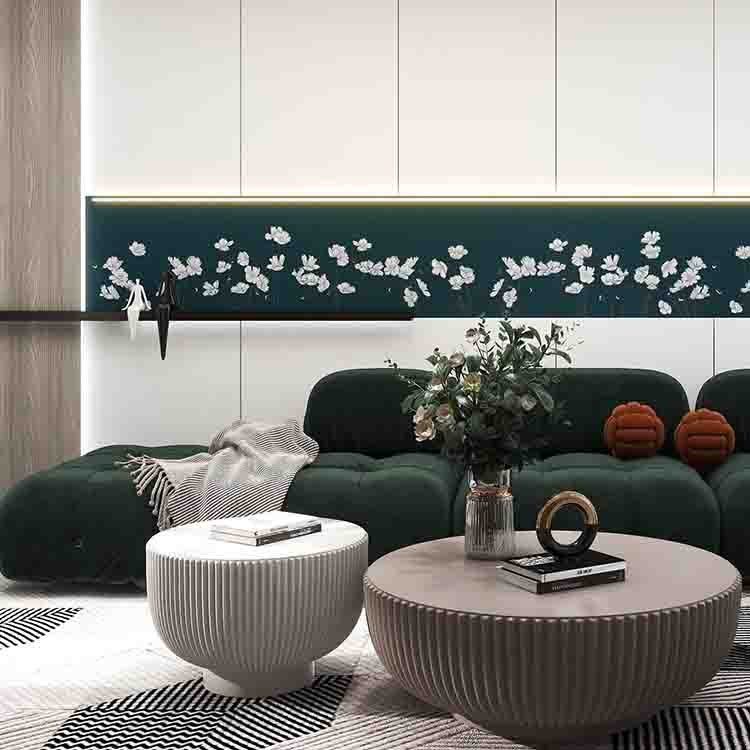 High - End Embroidery Decorative Painting - Suzhou Embroidery with Silk Full - Embroidery Craftsmanship | Commercial Space Soft Decoration Wall Hanging | Bulk Purchases Available with Customizable Patterns and Sizes.Lush and Flourishing - 海智集