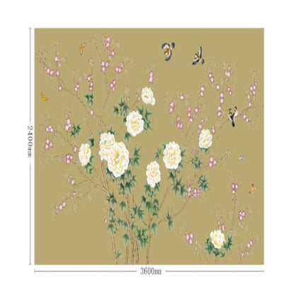 High - End Embroidery Decorative Painting - Suzhou Embroidery with Silk Full - Embroidery Craftsmanship | Commercial Space Soft Decoration Wall Hanging | Bulk Purchases Available with Customizable Patterns and Sizes.Regal and Magnificent - 海智集