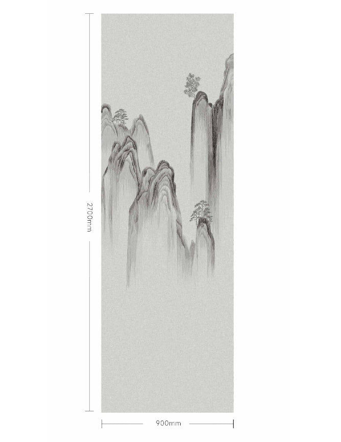 High - End Embroidery Decorative Painting - Suzhou Embroidery with Silk Full - Embroidery Craftsmanship | Commercial Space Soft Decoration Wall Hanging | Bulk Purchases Available with Customizable Patterns and Sizes.Gazing at Mountains and Seas - 海智集